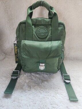Dr. Martens Olive Green Flight Nylon Mini Puffer Backpack Gorpcore Utility Bag